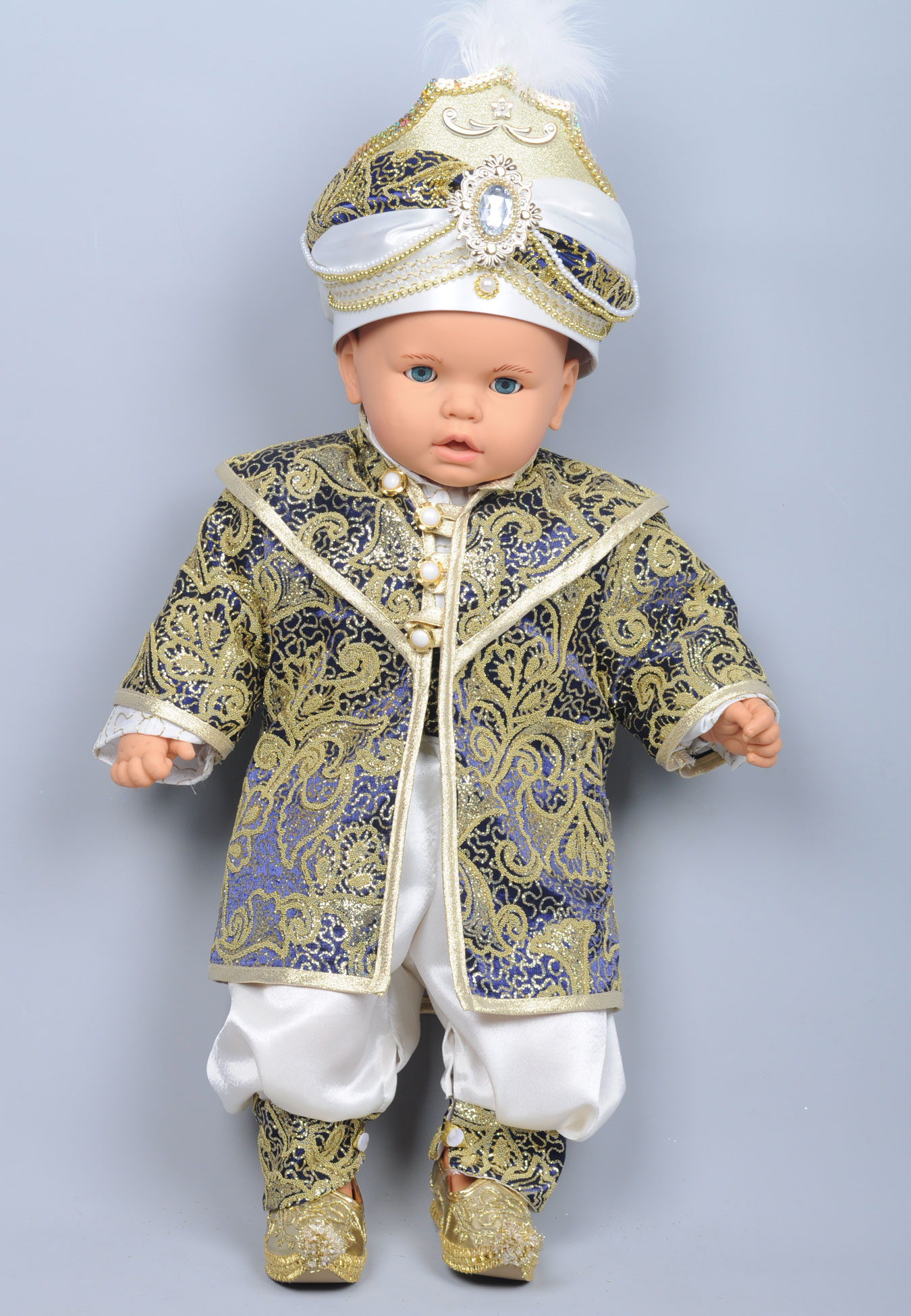 Boncuklu Kaftan Bebek Takımı