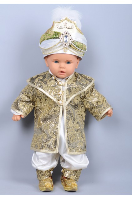 Boncuklu Kaftan Bebek Sünnet Takımı