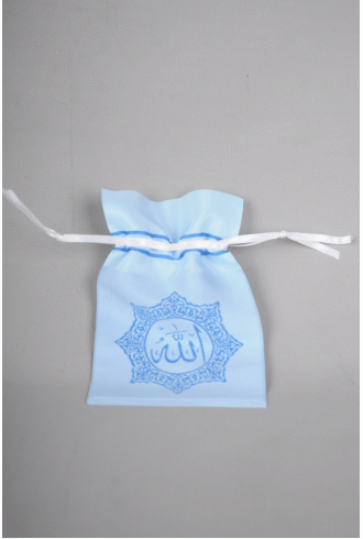 Lafızlı Turkuaz Sünnet Çerez ve Kına Kesesi Lafızlı Turkuaz Sünnet Çerez ve Kına Kesesi