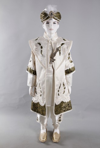 Boncuklu Yeşil Hünkar Kaftan Sünnet Takımı