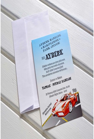 Aras Sünnet Davetiyesi 5004 Aras Sünnet Davetiyesi 5004