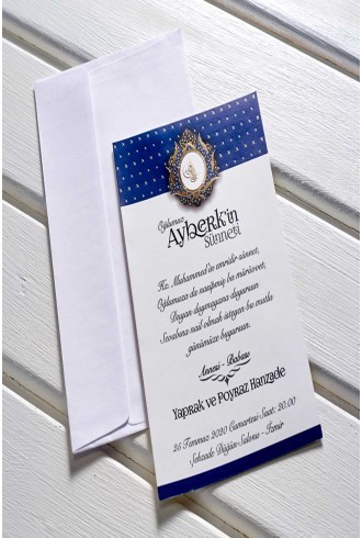 Aras Sünnet Davetiye 5007 Aras Sünnet Davetiye 5007