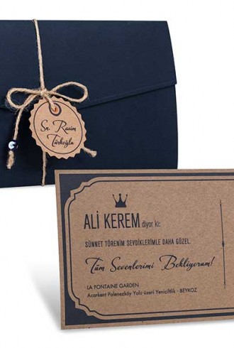 Erdem Sünnet Davetiyesi 80906