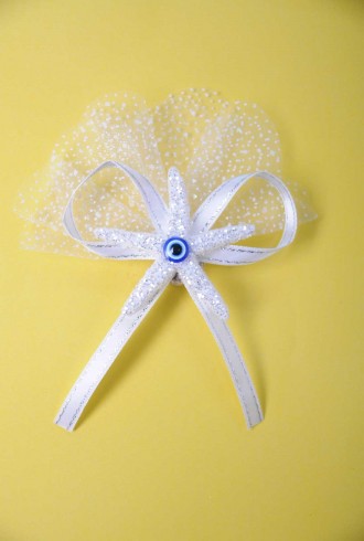 Parlak Beyaz Renkli Deniz Yıldızı Sünnet Şekeri