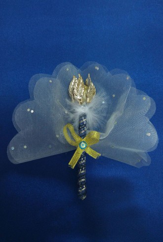 Krem Lacivert Asa Sünnet Şekeri