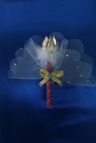 Krem Bordo Asa Sünnet Şekeri