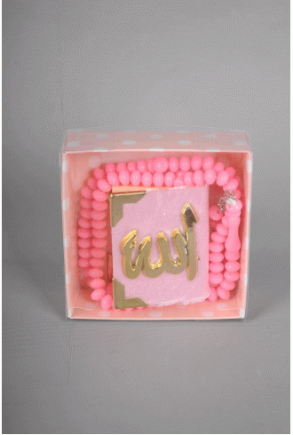 Pembe Tesbih ve Kur'anı Kerim Sünnet Seti