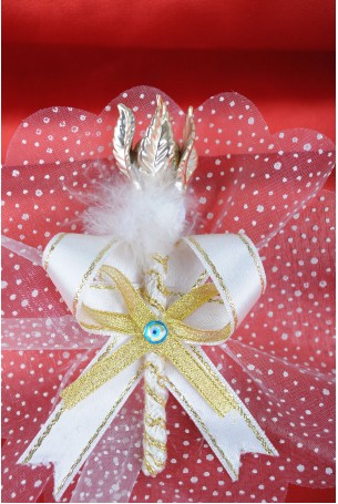 Kalın Kurdeleli Asa Sünnet Şekeri