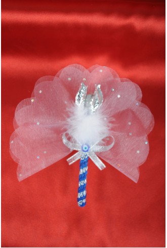 Beyaz Lacivert Asa Sünnet Şekeri