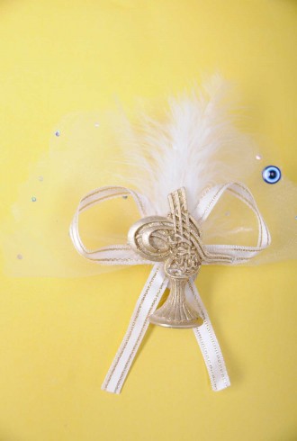 Altın Tuğralı Düz Tüllü Sünnet Şekeri