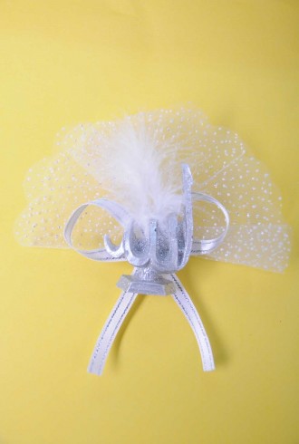 Gümüş Allah Lafızlı Tüylü Sünnet Şekeri