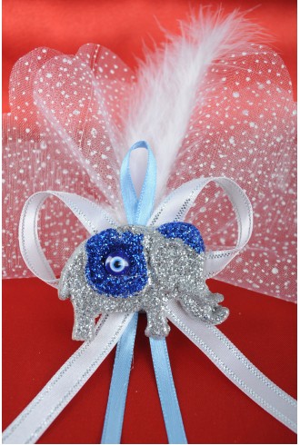 Gümüş Renkli Fil Sünnet Şekeri