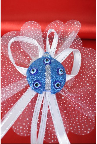 Lacivert Renkli Uğur Böcekli Sünnet Şekeri