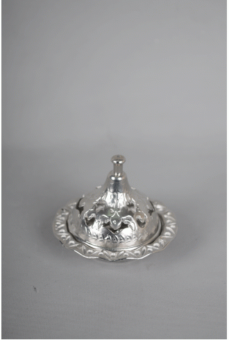 Yuvarlak Gümüş Lokumluk Sünnet Şekeri Yuvarlak Gümüş Lokumluk Sünnet Şekeri