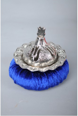 Lacivert Gümüş Lokumdanlık Sünnet Şekeri Lacivert Gümüş Lokumdanlık Sünnet Şekeri