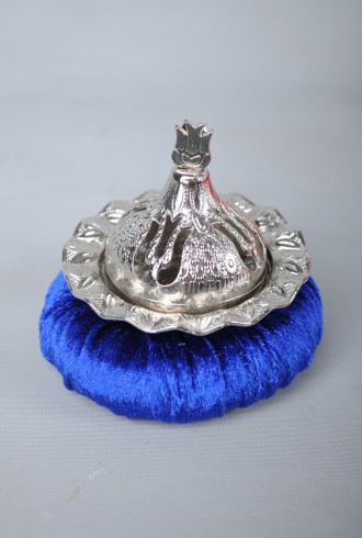 Lacivert Gümüş Lokumdanlık Sünnet Şekeri