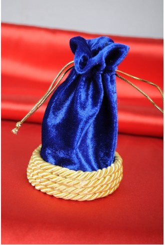 Hasır İpli Lacivert Keseli Sünnet Şekeri Hasır İpli Lacivert Keseli Sünnet Şekeri