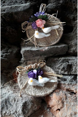 Hasırlı Yuvarlak Sünnet Nikah Bebek Şekeri