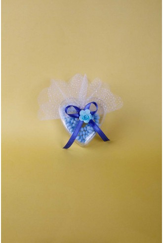 Lacivert Kurdeleli Mavi Güllü Mavi Tesbih Mevlit Sünnet Şekeri