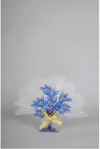 Mavi Renkli Kurdeleli Dilek Ağacı Sünnet Şekeri Mavi Renkli Kurdeleli Dilek Ağacı Sünnet Şekeri