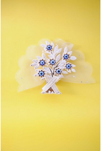 Altın Renkli Kurdeleli Dilek Ağacı Sünnet Şekeri