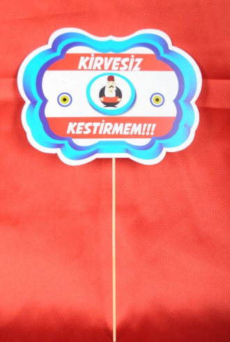 Desenli Kirvesiz Kestirmem Sünnet Konuşma Balonu Desenli Kirvesiz Kestirmem Sünnet Konuşma Balonu