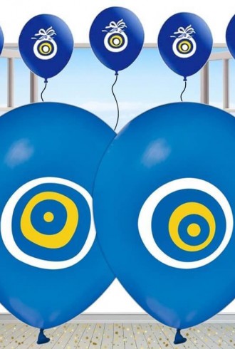 Nazarlıklı Mavi Renkli Sünnet Balonu Nazarlıklı Mavi Renkli Sünnet Balonu