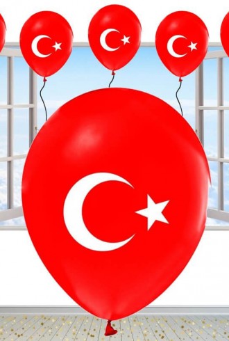 Türk Bayraklı Sünnet Balonu Türk Bayraklı Sünnet Balonu