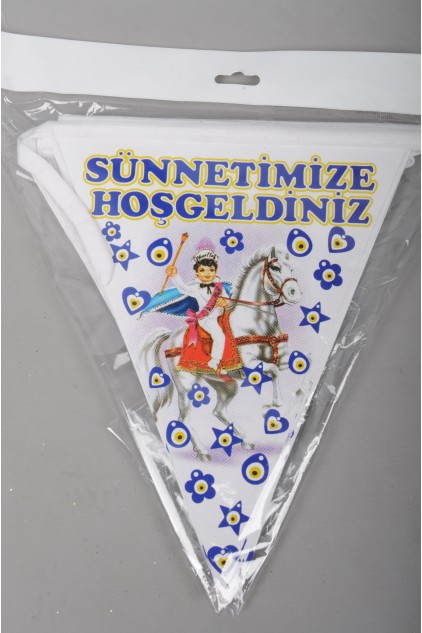 Sünnetimize Hoş geldiniz Sünnet Bayrağı