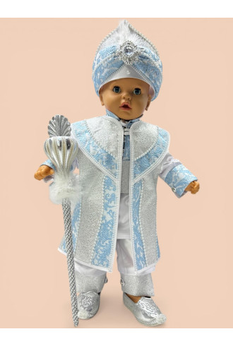 Bebek Sünnet Takımı Beyaz Açık Mavi