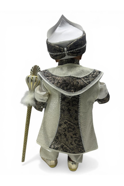 Bebek Sünnet Takımı Krem Dokuma Kahve