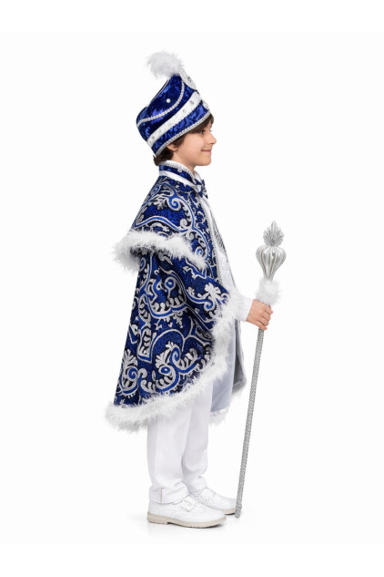 Baskılı Pelerin Beyaz Lacivert Sünnet Takımı