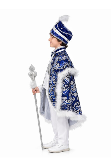 Baskılı Pelerin Beyaz Lacivert Sünnet Takımı