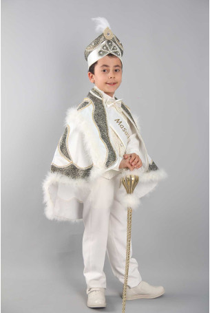 İnci Taşlı Krem Kahve Sünnet Takımı