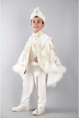 Nakış İşlemeli İnci Pelerin Sünnet Takımı