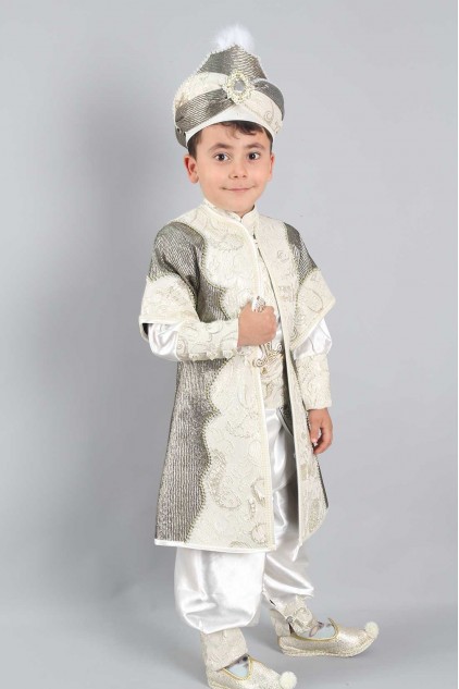 Desenli Kahve Kaftan Sünnet Takımı Desenli Kahve Kaftan Sünnet Takımı