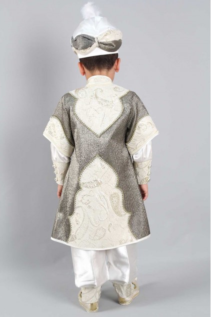 Desenli Kahve Kaftan Sünnet Takımı Desenli Kahve Kaftan Sünnet Takımı